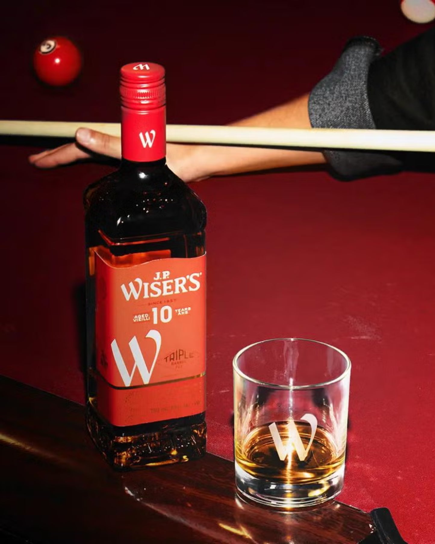 J.P. Wiser's Triple Barrel 10 years Whisky - 700mL